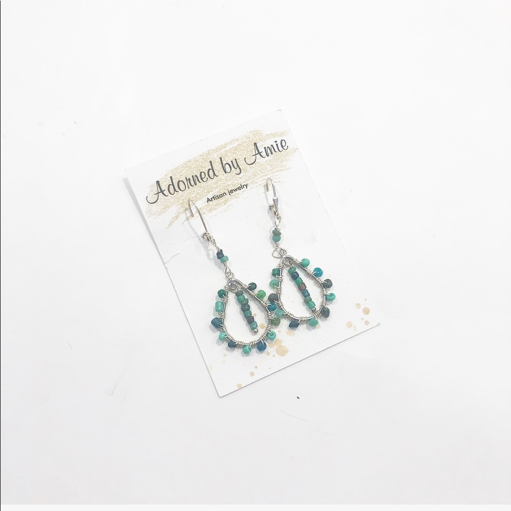 ARTISAN SILVER & TURQUOISE EARRINGS